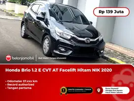 [TANGAN PERTAMA] Honda Brio 1.2 E CVT AT Facelift Hitam 2020/2021