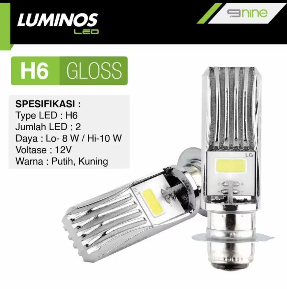 Lampu Motor LED LUMINOS H4 H6 Laser Universal Semua Motor Matic Bebek