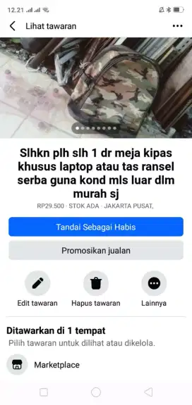 Slhkn plh slh 1 dr tas ransel serba guna/sblh nya cpt murah