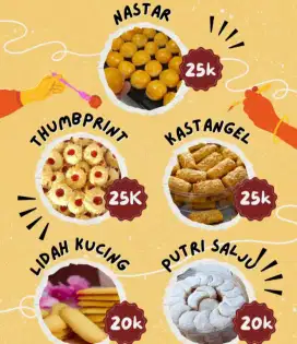 Kuker (kue kering) 250gr per toples (¼kg)