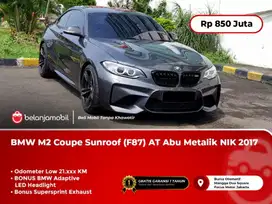 [KM LOW 21RB] BMW M2 M 2 Coupe Sunroof (F87) AT Abu Metalik 2017/2018