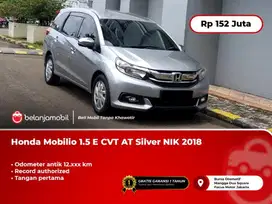 [ KM ANTIK 12RB ] Honda Mobilio 1.5 E CVT AT Silver 2018 2019
