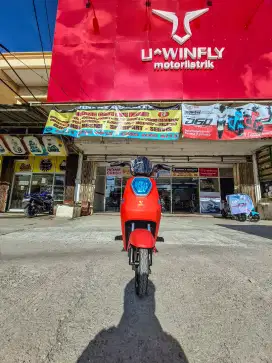 Sepeda Listrik Uwinfly M60 ADV Merah - Original - Bergaransi - NFC