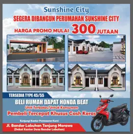 Beli rumah Dapet Honda Beat Harga Cash 318