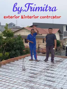 TRIMITRA konstruksi Baja wf/kanopi Alderon/plat bondek