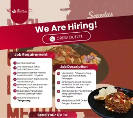 CARI CREW OUTLET NASI GORENG