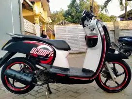 Honda scoopy injeksi lengkap motor sehat keterangan detail dibawah