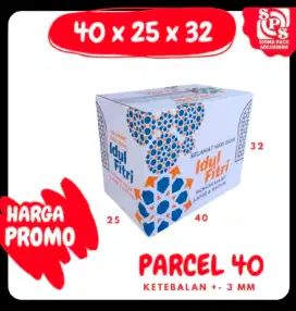 Kardus parcel lebaran hampers