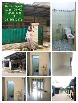 Jual Rumah di Gandul jl Sawo 1 Depok luas 100 m2
