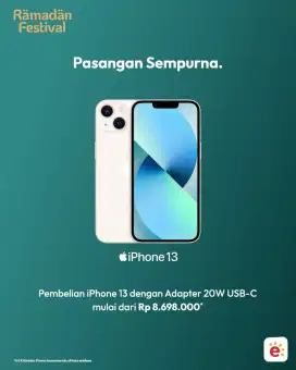 Credit I-Phone 13/128 Cuma ktp Langsung acc