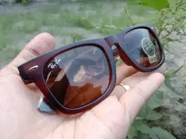 Kacamata rayban coklat doff