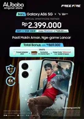 PROMO SAMSUNG A06 5G RAM UP TO 12/128GB