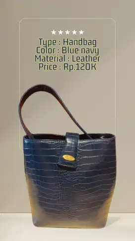DIJUAL HANDBAG WANITA BLUE NAVY