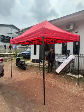 Tenda lipat simpel praktis murah 3 x 2 m. Ready stok Palembang