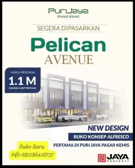 Ruko pelican Baru puri jaya pasar Kemis free biaya surat