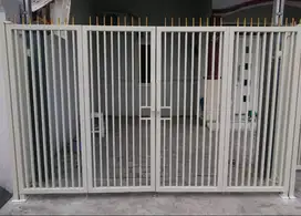 pagar minimalis dorong