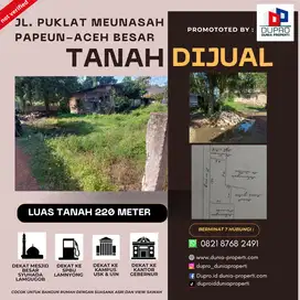 Dijual Tanah di Puklat Meunasah 220 m² – Dekat Kampus & Fasilitas Umum