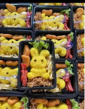 Nasi BENTO Anak Paket Sosis Nuget Termurah