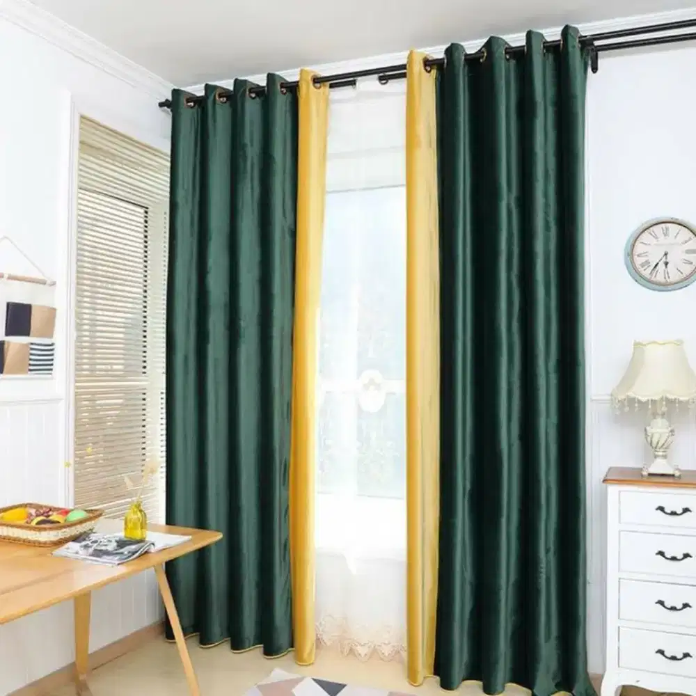 Pasang gordyn gorden murah vertikal roll blind jasa wallpaper dinding