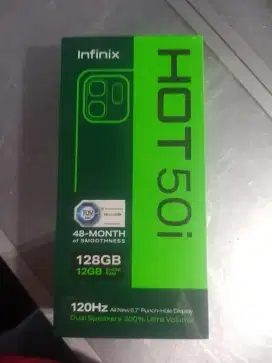 infinix hot 50i 6/128 baru segel pabrik