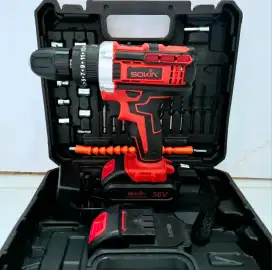 Baru Mesin bor cordless baterai 36v 3Mode - Impact/Obeng/ Bor