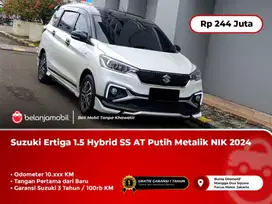 [ LOW KM ] Suzuki Ertiga 1.5 Hybrid SS AT Putih Metalik 2024/2025