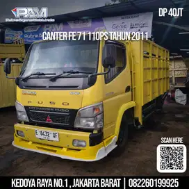 Mitsubishi Canter FE71 110PS Engkel Bak Kayu