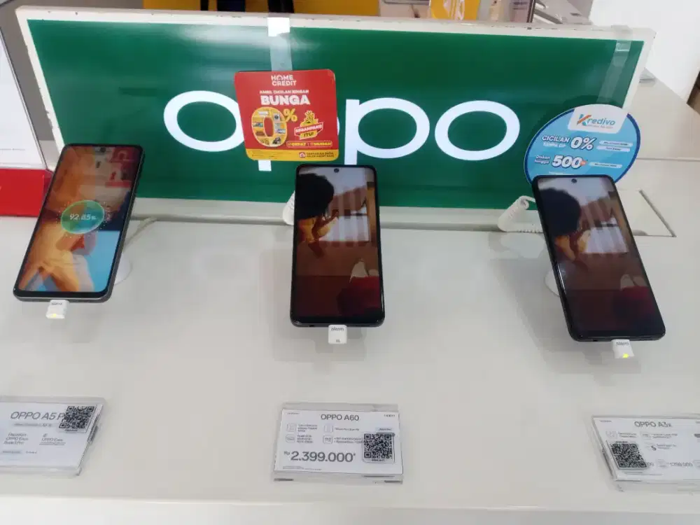 Kredit Hp OPPO garansi resmi cicilan bisa bunga 0% hanya di Homecredit
