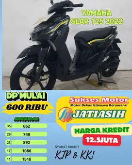 YAMAHA GEAR 125 2022 BISA CASH DAN KREDIT