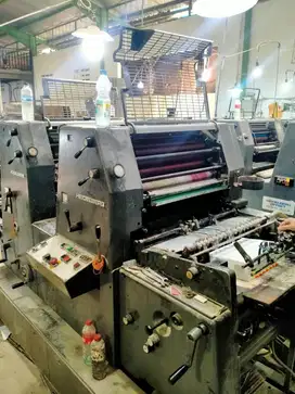 Mesin gtoz 52 Newmol offset heildeberg 2 warna siap pakai