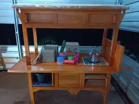 Jual Gerobak Angkringan,Bakso,Mie Ayam,Bubur,Roti BakardlL.Free ongkir