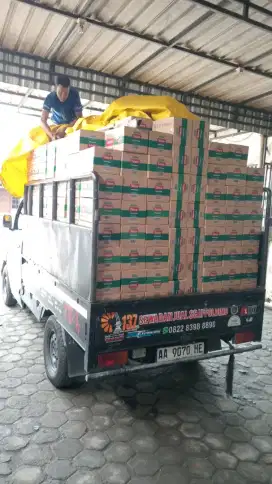 Jasa angkut angkutan barang snack parcel motor paket cargo