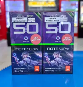 Infinix Note 50 Pro 8+8/256 Garansi Resmi Baru Dan segel