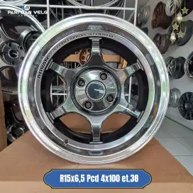 Velg Advan LFA003 Ring 15 lebar 6.5
Pcd: 4×100 Et.38