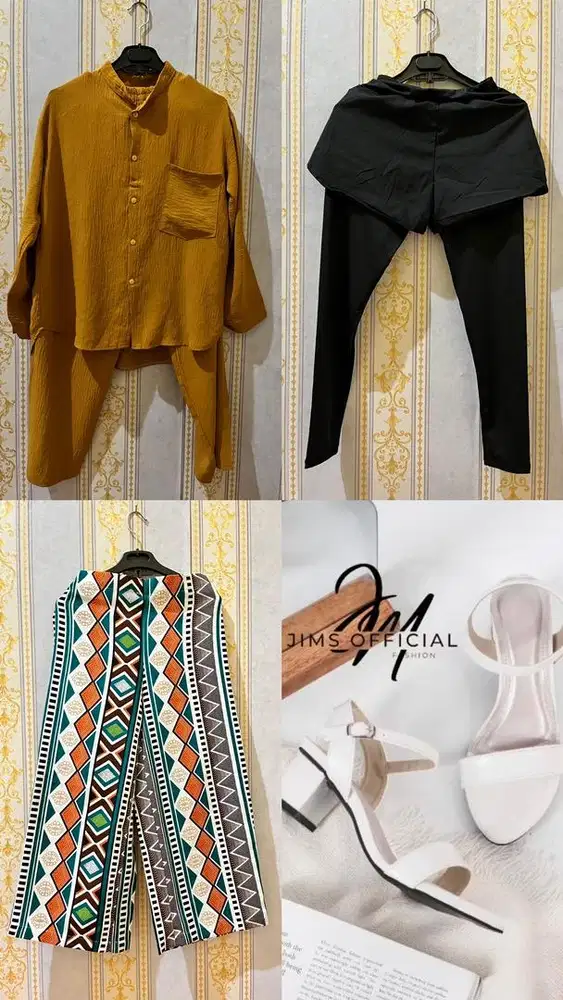 Preloved atasan bawahan heels