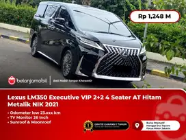 [LOW KM] Lexus LM350 Executive VIP 2+2 4 Seater AT Hitam 2021/2022