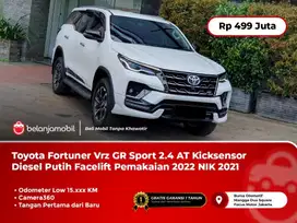 [LOW KM] Toyota Fortuner Vrz GR Sport 2.4 AT Diesel Putih 2021