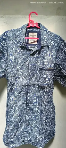 Baju Hem PoshBoy Biru3 (Nego)