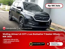 [ PAJAK PANJANG ] Wuling Almaz 1.5 Lux Exclusive 7 Hitam 2021 2022