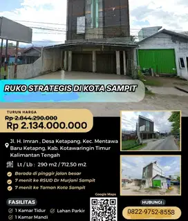 jual murah ruko