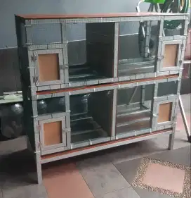 Kandang Ayam Tingkat 4 Pintu
