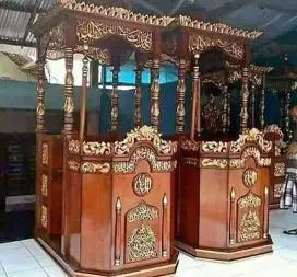 Mimbar masjid jati Jepara