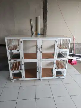 Kandang kucing alumunium