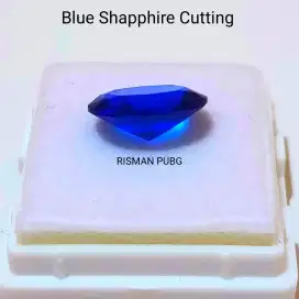 Batu Blue Shappire Cutting