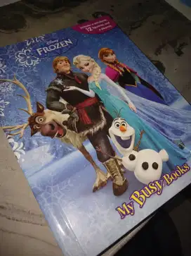 Buku frozen dengan boneka MURAH