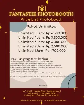 Photobooth Unlimited 4R & 2 Strip