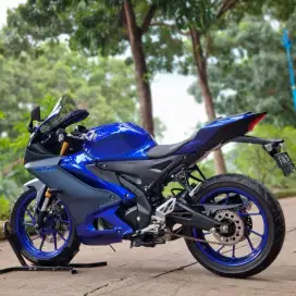 YAMAHA R15 V4 BLUE 2022 KM LOW SIAP GAS MULUS PAJAK HIDUP