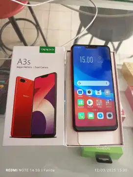 Oppo A3s 6/128gb bekas normal bisa Tukar Tambah