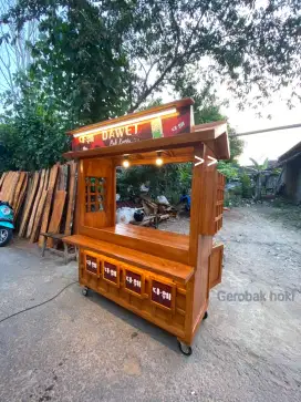 Gerobak mini bar booth drink & foods
