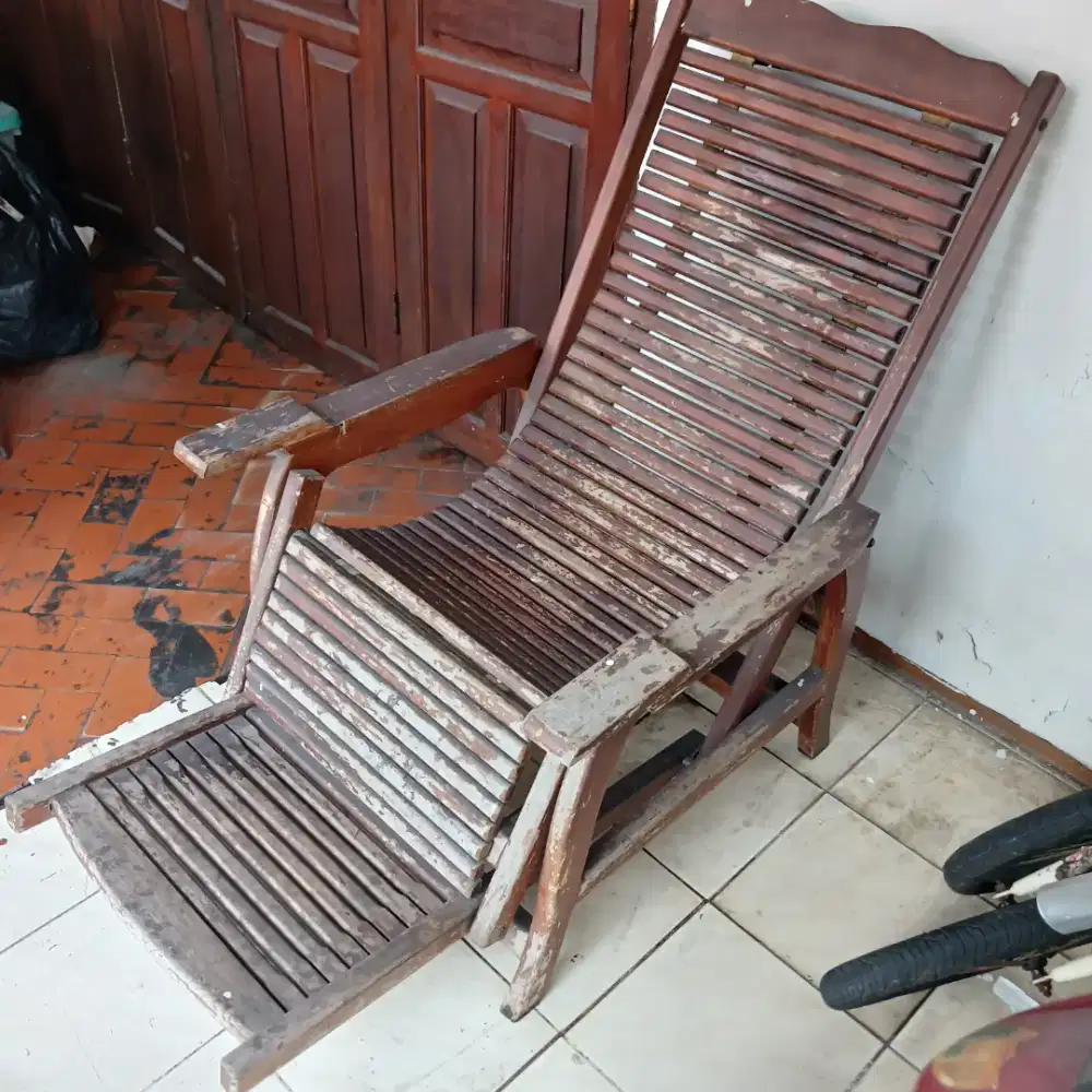 Bangku reflexy kayu jati